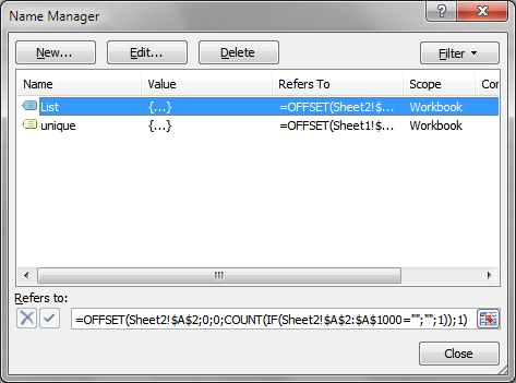name manager
