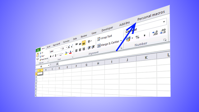 Add your personal Excel Macros to the ribbon