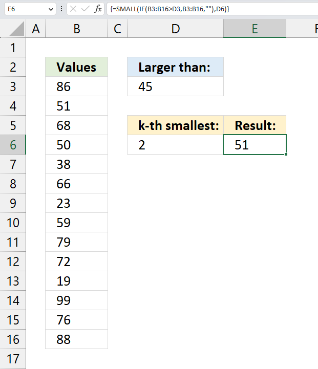 Find the k th smallest number larger than a given number