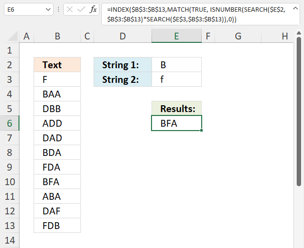 Partial match for multiple text strings in column – AND logic