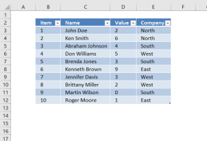 Extract all rows from a range that meet criteria in one column