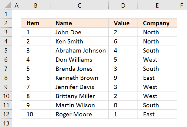 Extract All Rows From A Range That Meet, Excel Reference Table Based On Cell Value