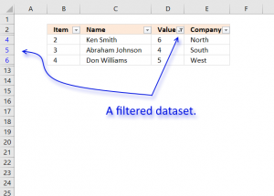 Extract all rows from a range that meet criteria in one column