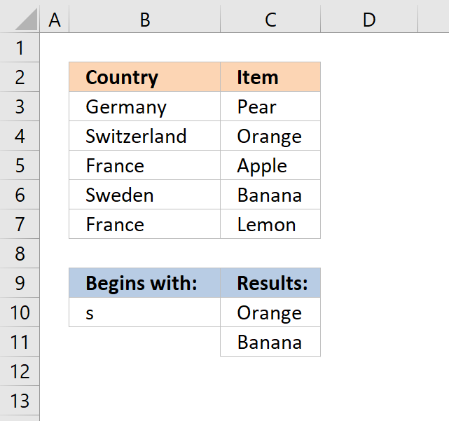 vlookup return multiple values begins with