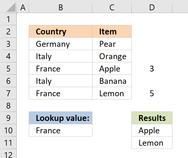 vlookup return multiple values explain step 3