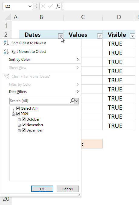 Most frequent value between two dates filter using autofilter1