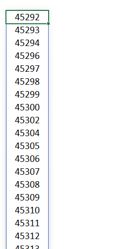 Convert date ranges to dates SORT
