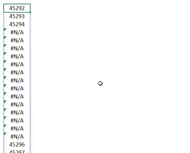 Convert date ranges to dates TOCOL