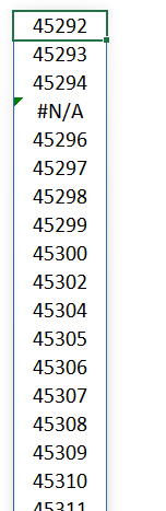 Convert date ranges to dates UNIQUE