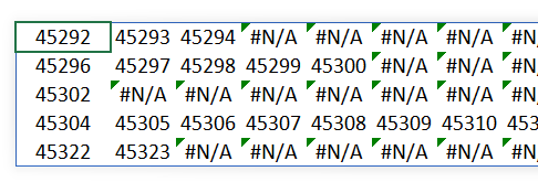 Convert date ranges to dates add dates1