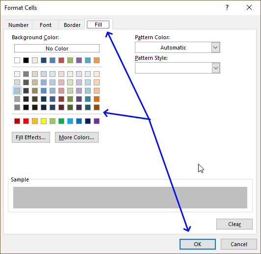 CF Format values where this is true fill color