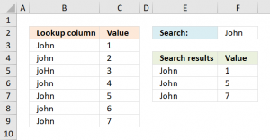 5 easy ways to VLOOKUP and return multiple values