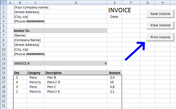 Create a print button invoice1