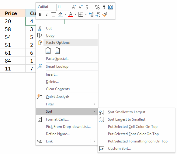 How to sort a data set in a custom order