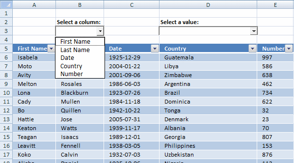 Populate A Combobox With Values From A Pivot Table Vba