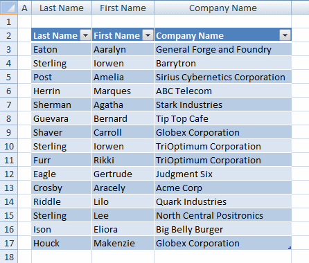 Filter An Excel Defined Table Based On Selected Cell Vba