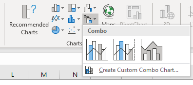 how to create custom combo chart in excel mac