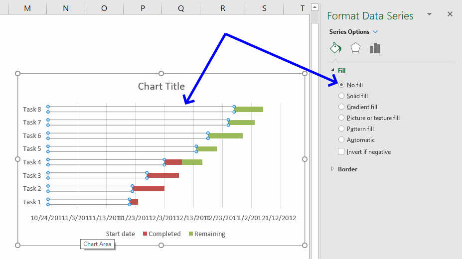 Gantt Chart Repeating Tasks Excel 2013