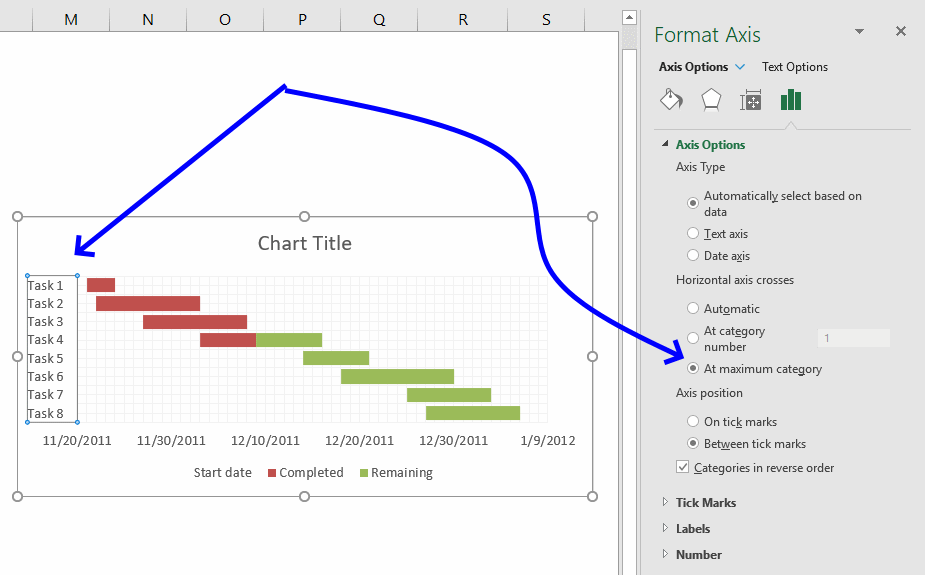 Dynamic Gantt Chart Excel Template