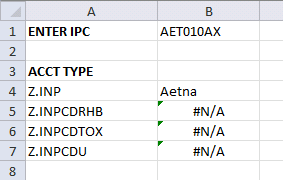 Lookup IPC and return account type