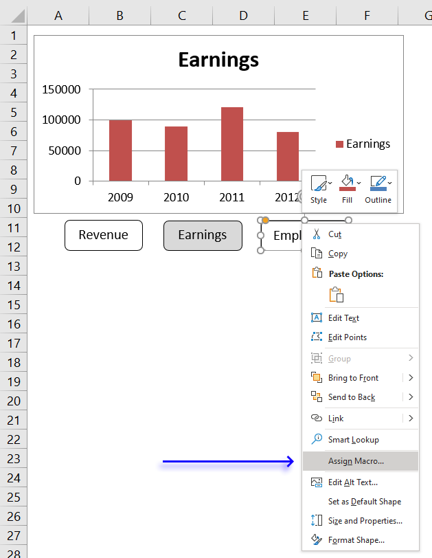 Interactive Charts In Excel 2010