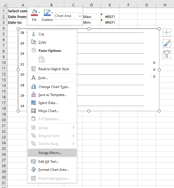 Excel Chart Axis Range