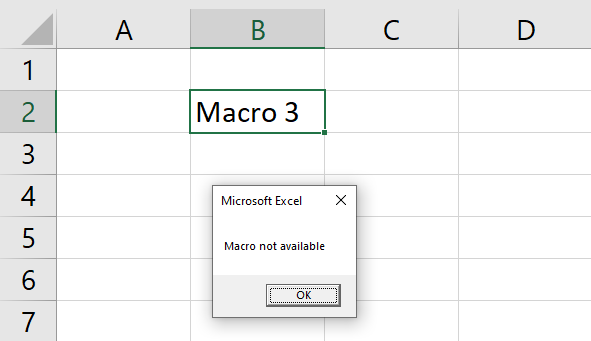 Run a macro from a drop down list drop down overwritten