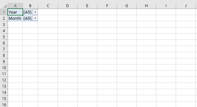 How to calculate totals of stock transactions based on dates Pivot Table report filter