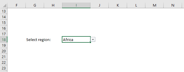 Highlight group of values in a xy scatter chart programmatically drop down list