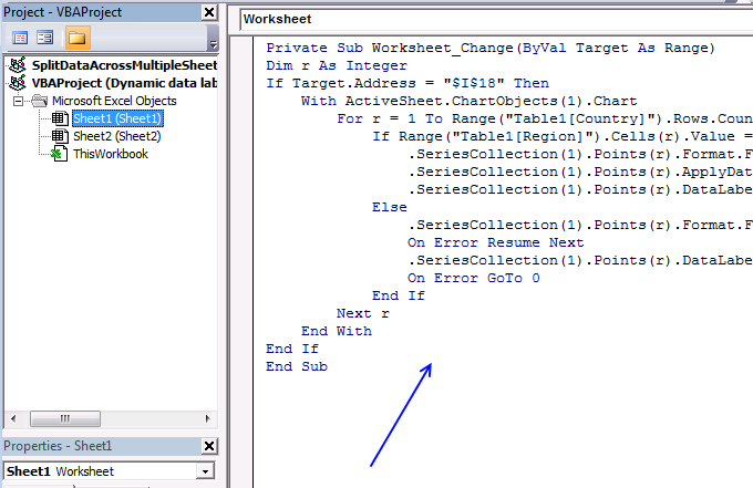 C Create Chart Programmatically