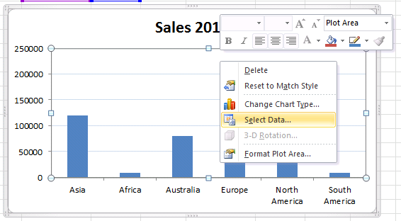 Excel Series Chart