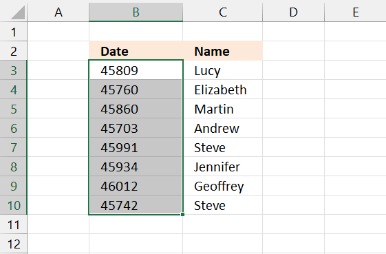 COUNTIFS function dates3