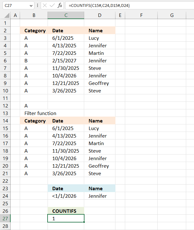 COUNTIFS function dynamic range 1