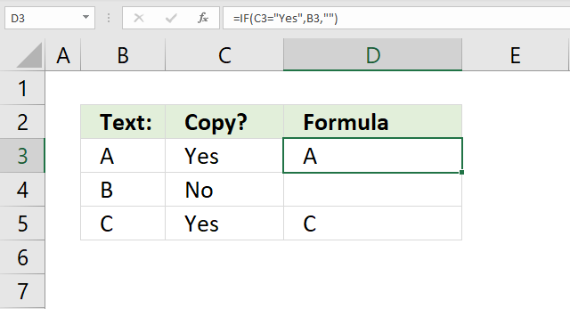 If function copy value