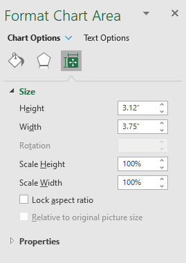 How to build an interactive map in Excel chart aspect ratio