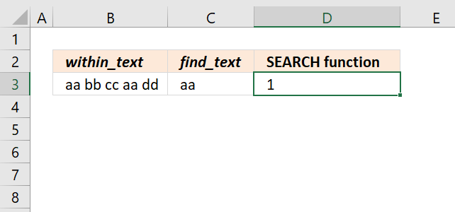 SEARCH function count strings