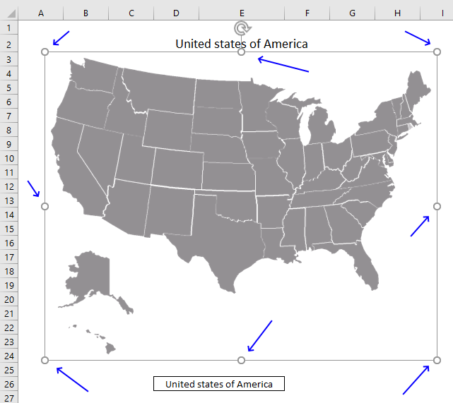 map chart size handles