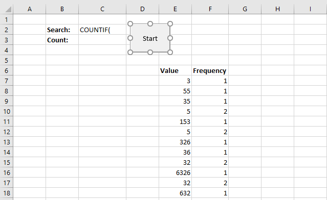 Count text string in all formulas in a worksheet resize button