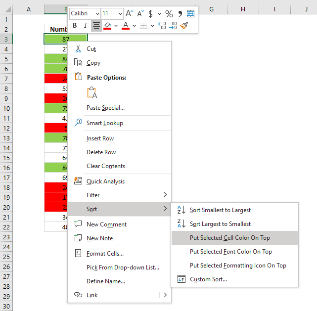 Count cells based on background color previous excel versions