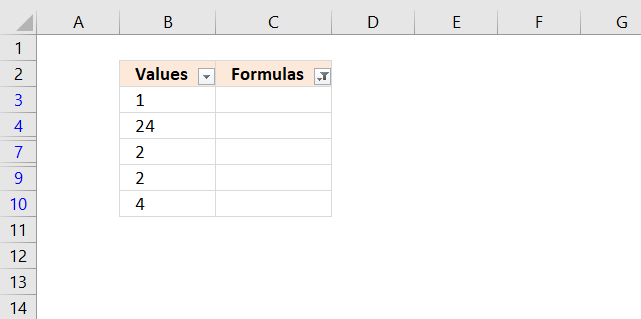 Delete formulas returning blanks using a filter1