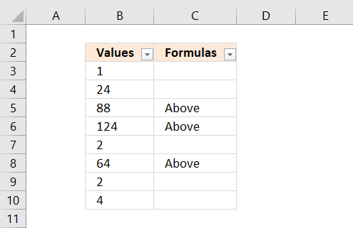 Delete formulas returning blanks1