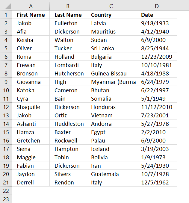 Lookup with an unknown number of criteria new dat set