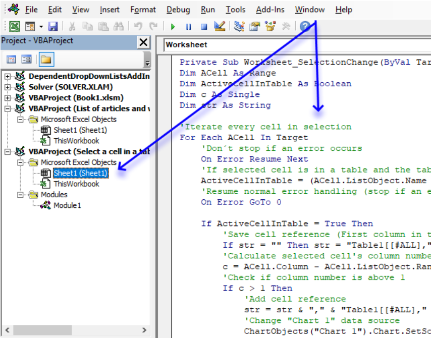 Change chart series where to copy vba code