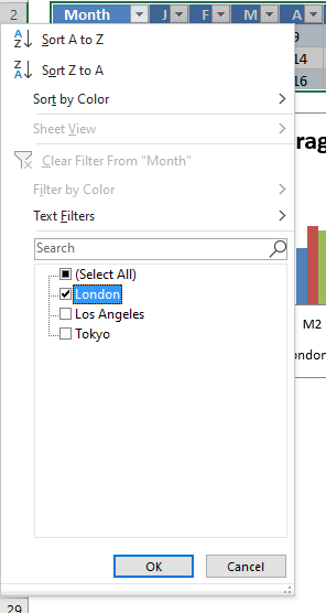 Quickly change data source Filter Excel Table