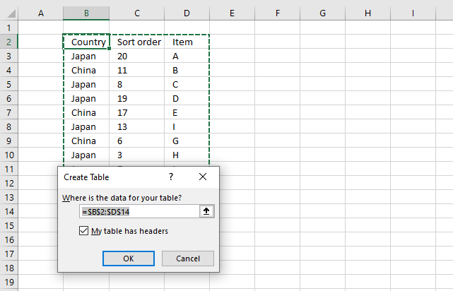 Lookup and return multiple sorted values based on corresponding values in another column create table