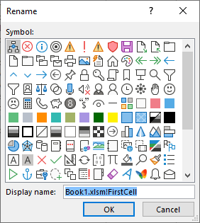 customize ribbon add macro icon