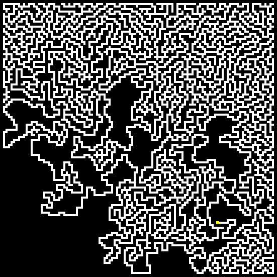 Build a maze in Excel