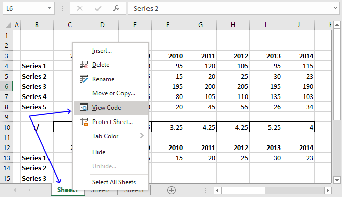 how to animate a line chart access worksheet module