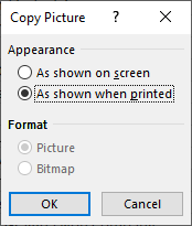 Print screen the entire worksheet as shown when printed