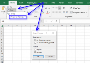 Print screen the entire worksheet